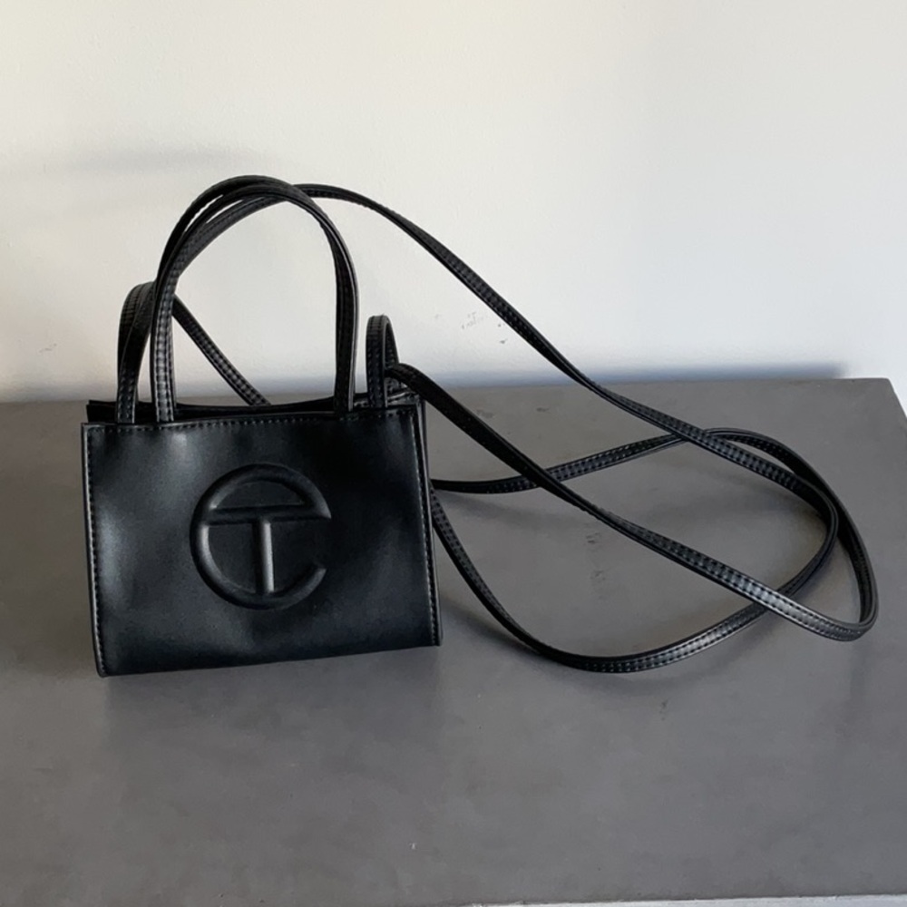 Telfar Small Black Shopping Bag